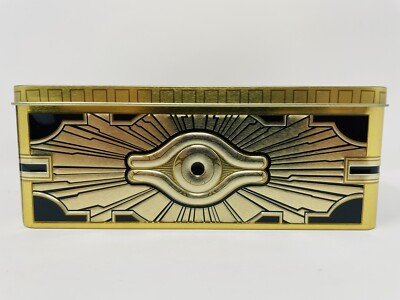 Yu-Gi-Oh! Mega Tin Box 2019: Goldener Sarkophag (leere Tin) für ca. 500 Karten