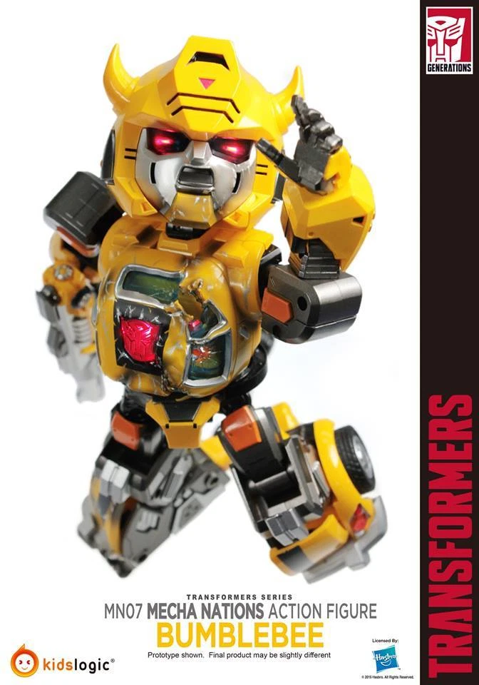 Kids Logic MN07 Transformers Mecha Nation Autobots Bumblebee LED Figure - Image 4 of 4