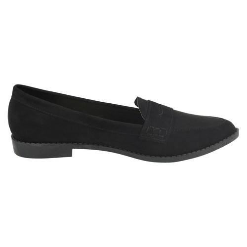 SALE Ladies Spot On Loafer Shoes F8R0320 - Foto 7 di 9