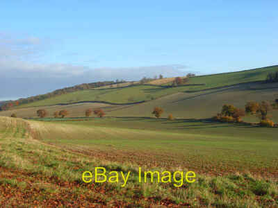 Foto 6x4 The Assendon Valley Fawley Bottom Der Rand einer Getreideernte h c2008