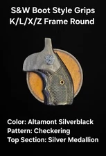 S&W K/L/X/Z-Frame Round Boot-Style Grips 1-Part Style B "Basics" • OPTIONS