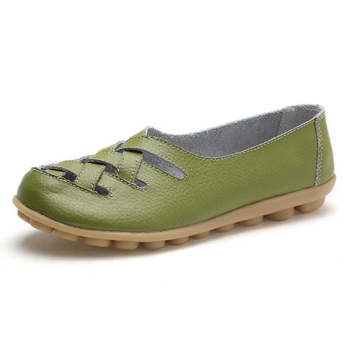 UK Women Ladies Slip On Leather Comfy Work Summer Casual Loafers Shoes Sizes $ - Picture 10 of 36