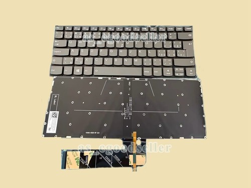 Clavier neuf pour Lenovo Yoga Slim 7-14ARE05 7-14IIL05 7-14ITL05 RÉTROÉCLAIRÉ, gris - Photo 2/6
