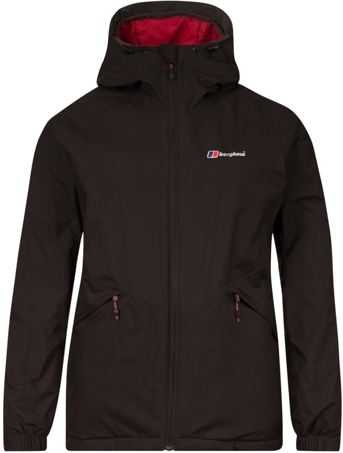 Berghaus Deluge Pro Damen Isolierte Jacke, M Jet schwarz Berghaus Deluge Pro Damen Isolierte Jacke, M Jet schwarz