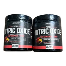 LOT 2 Onnit Total Nitric Oxide Performance & Pump Harvest Fruit Flavor Exp06/26