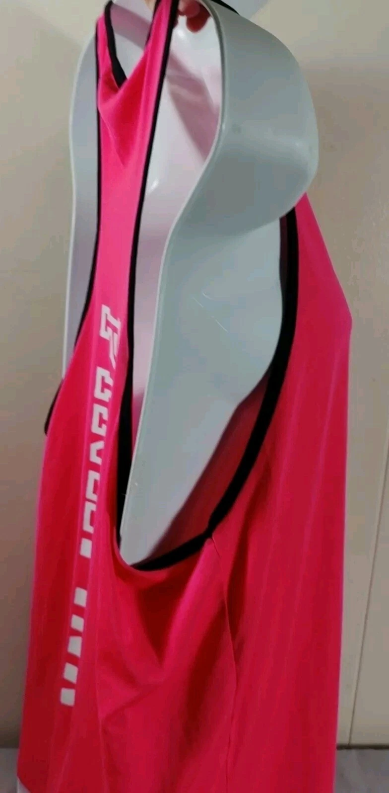 victoria-secret-vs dog logo racerback lightweight athletic running tank-top
