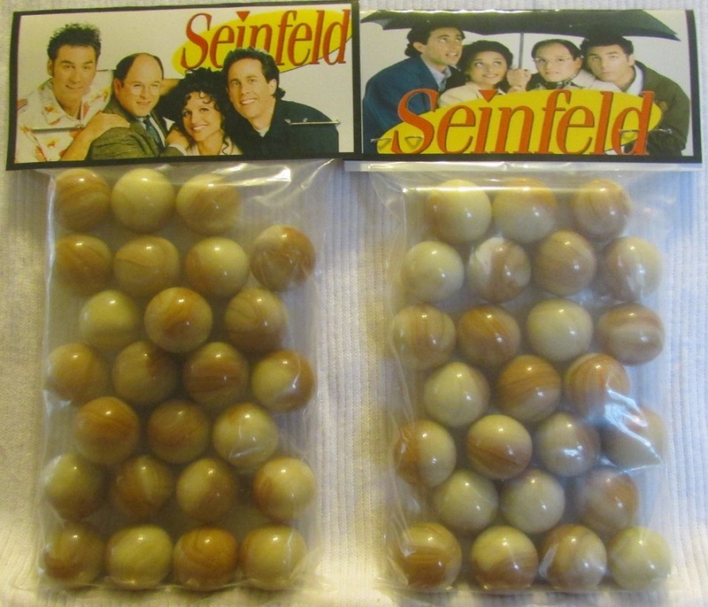 2 Bags Of Seinfeld TV Show Promo Marbles
