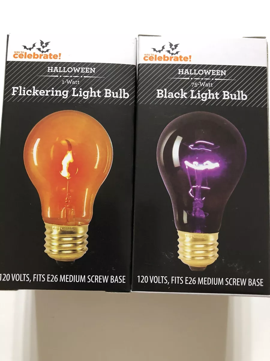 Halloween on sale light bulbs