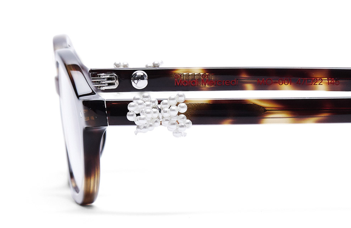 ★MARDI MERCREDI★ROUND GLASSES M.O-001★大人気★ ROUND GLASSES M.O-001_BLACK - MARDI MERCREDI