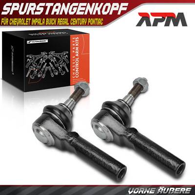 2x Spurstangenkopf Vorne Äußere für Chevrolet Impala Buick Regal Century Pontiac