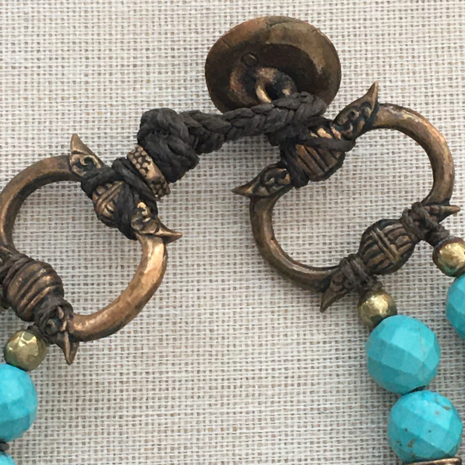 Turquoise Toggle Closure Bracelet - image 11