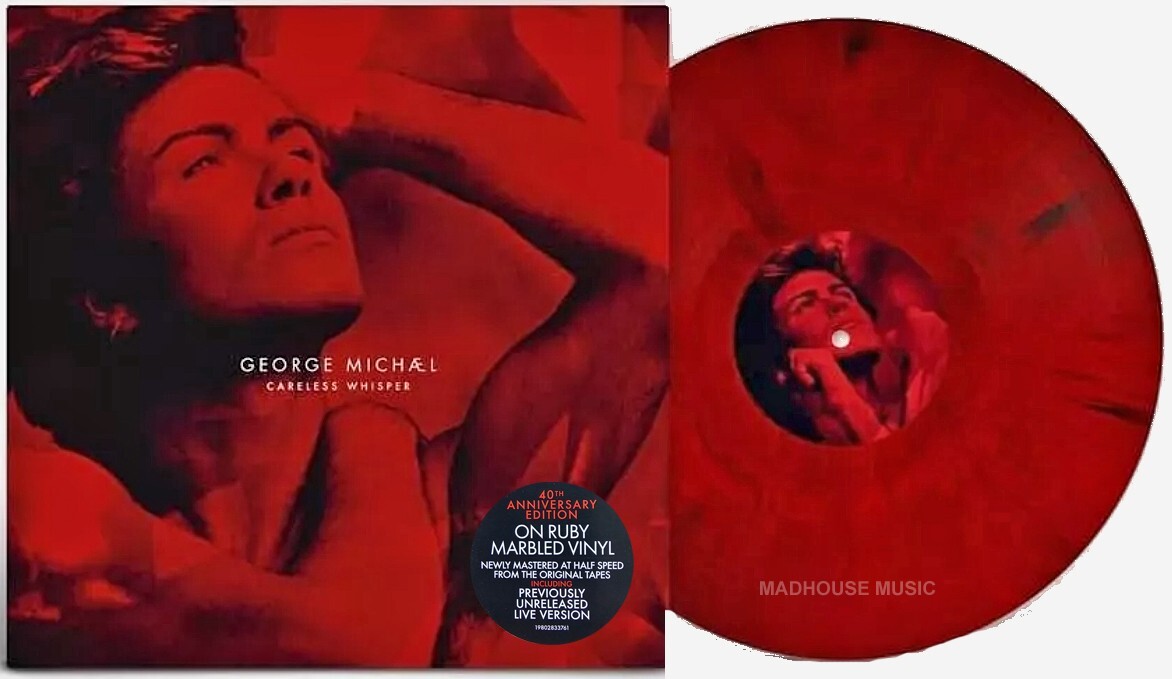 GEORGE MICHAEL 12"" Careless Whisper RUBY RED COLOURED VINYL 40th Anniversary NEW