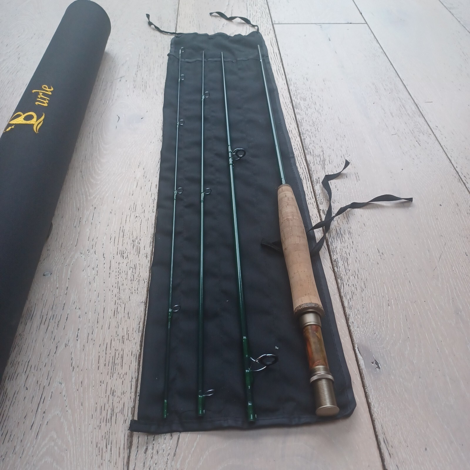 8ft 4/5 Hand Made Fly Rod Bloke Blank In Rod Bag And Cordura Tube eBay
