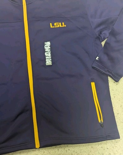 Champion Herren XL LSU Tigers Lila Full Zip Performance Jacke - Bild 4 von 7
