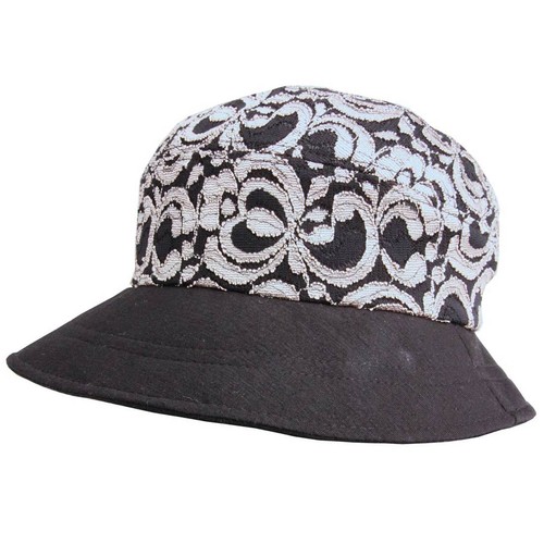 Lace Flower Cotton Soft Summer Winter Bucket Boonie Cap Travel Packable Fold Hat - Picture 2 of 5