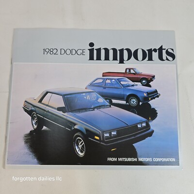 1982 Dodge Imports Original  Dealer Sales Brochure Colt D50 Challenger 
