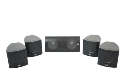  5x Canton CX Lautsprecher Boxen Satelliten Schwarz 