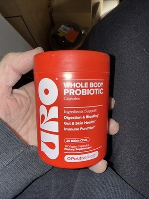 Whole Body Probiotic 20B CFUs for Gut Skin Oral Health Vegan Gluten-Free