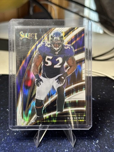 2025 Panini Select - Club Level Ray Lewis #299 White Shock Prizm /799