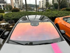 1m x 1.5m Windscreen Ghost Red/Black Chameleon Window Tint Film 76% VLT UK Legal