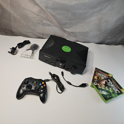 Original Xbox Konsole Bundle getestet Controller & 2 Spiele Splinter Cell Ghost R 2