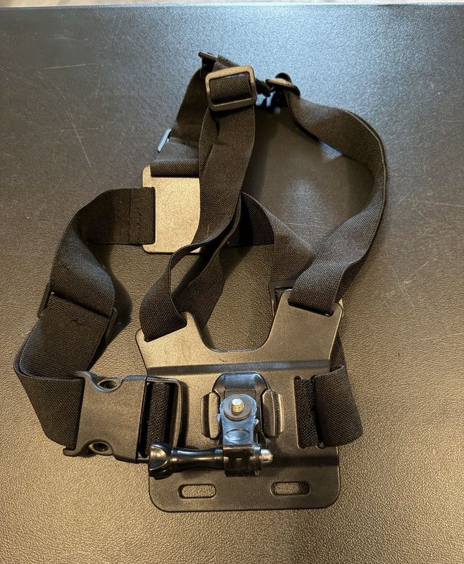 Adjustable Black Nylon Camera Chest Strap Harness Universal Fit