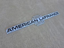 Large Original American LaFrance Vintage Emblem Badge Firetruck Metal Sign OEM