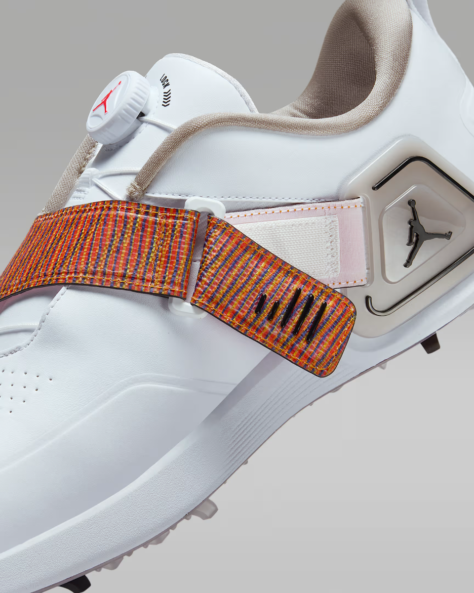 New Nike Jordan Air Rev Golf Shoes - White/ Infrared 23 (FV6338