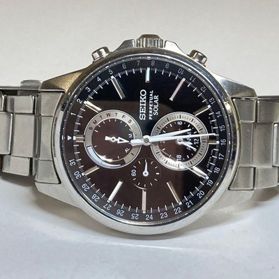 SEIKO PERPETUAL SOLAR Men's Watch Solar | eBay