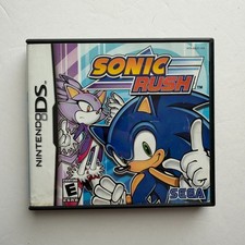 Sonic Rush Nintendo DS Game & Case (No Manual) Authentic Tested Box