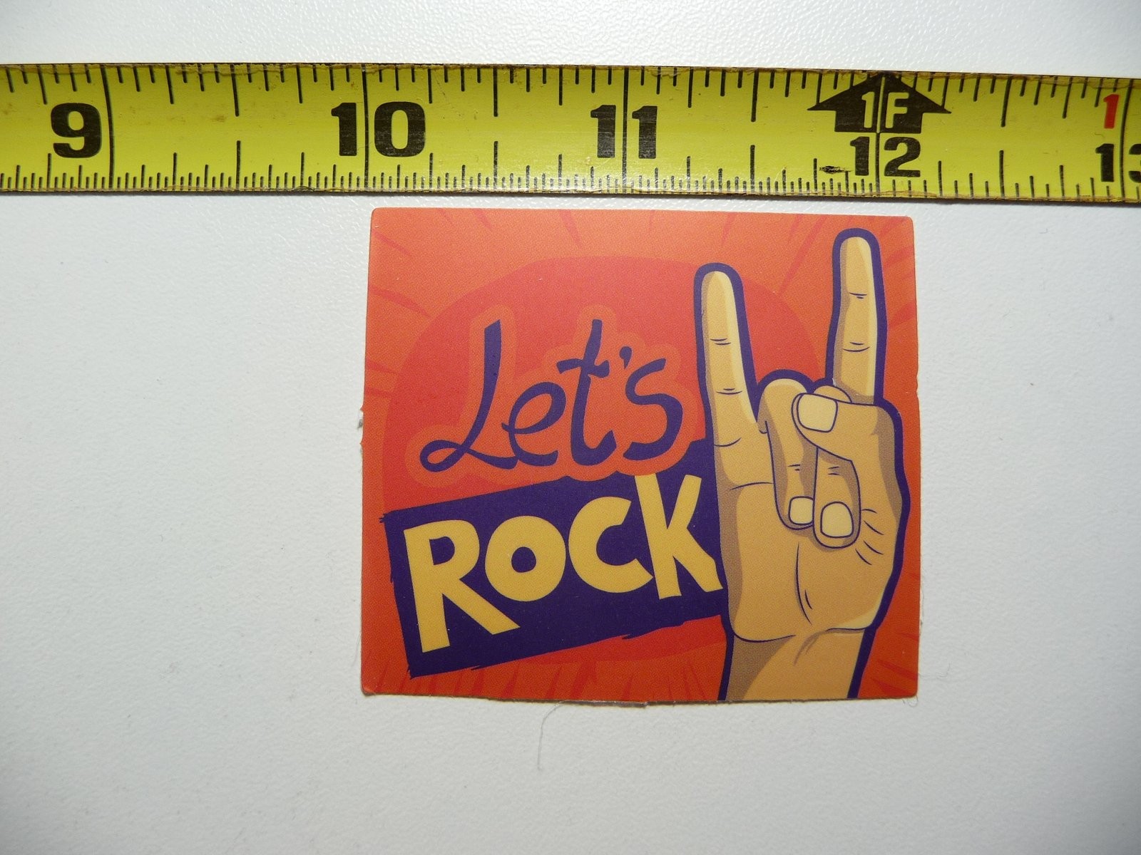 Rock Out with Devil Horn Hand Sticker - Fun Music Vinyl Decal