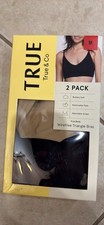 True & Co True Body Wirefree Triangle Bras 2 Pack Size Medium