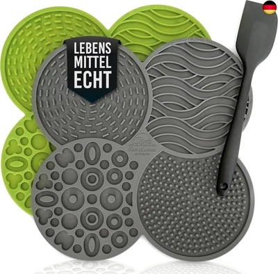 BESUCHE DEN KARALUNA-STORE KaraLuna Schleckmatte für Hunde I Lebensmittelecht vom TÜV SÜD geprüft I 23x23 c