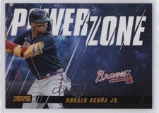 2022 Topps Stadium Club Power Zone Orange 34/50 Ronald Acuna Jr Acuña #PZ-1 o7m