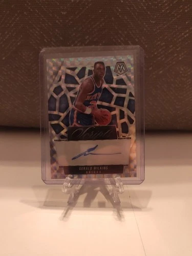 2024-25 Panini Mosaic “Scripts”, #MS-GWN, GERALD WILKINS Auto, New York Knicks