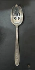 International Silver Sterling Silver Wedgwood Pierced Serving Spoon No Mono 8.5"