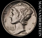 1944 Silver Mercury Dime - Scarce  High Grade  Lustrous  No Reserve  #L4705