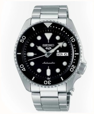Seiko 5 Sport Automatikuhr SRPD55K1 BlackDial Edelstahl Herrenuhr