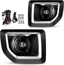 AUTOSAVER88 LED Fog Lights For 2015-2019 GMC Sierra 2500 HD / 3500 HD Fog Lamps