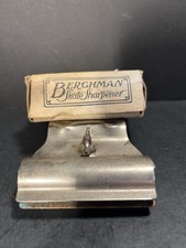 Vintage 1920's Berghman Skate Sharpener Berghman Co. With Box