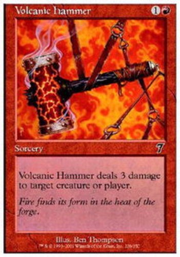 Volcanic Hammer~226/350~LP~(7ED) - Seventh Edition~MTG