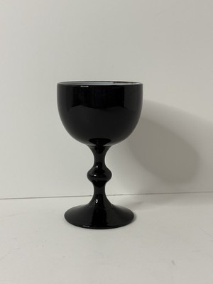 Vintage Carlo Moretti MCM Black & White 1 Cordial Glass