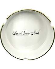 Vintage Sunset Tower Hotel Hollywood, CA Ashtray