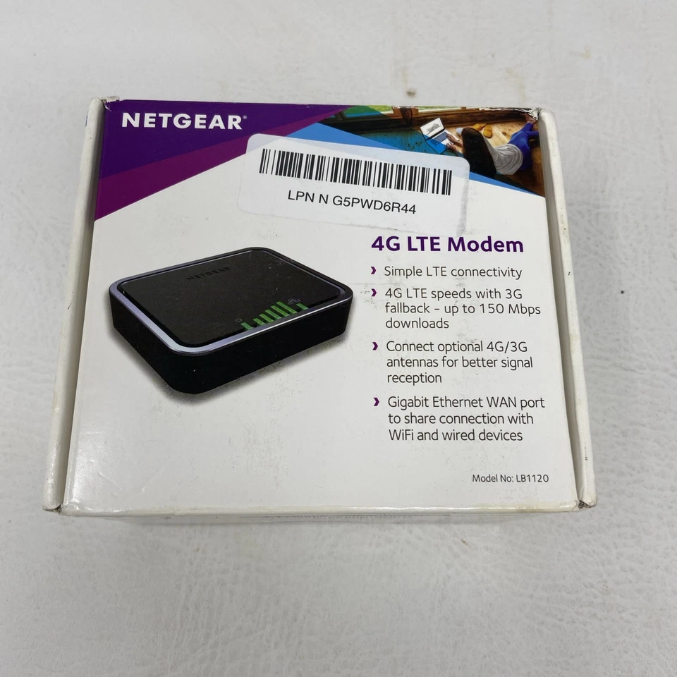 NETGEAR LB1120 4G LTE Broadband Modem - Image 2 of 4