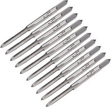 5 Pairs Metric Hand Threading Tap Set M2 Thread 0.4Mm Pitch Taper  Plug Milling