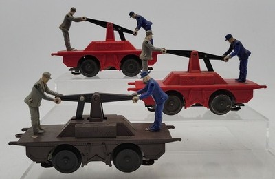 Marx 2002 Vintage O Gauge Operating Hand Cars [3] EX