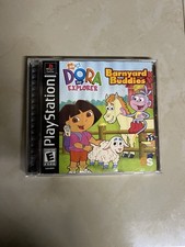 Dora the Explorer Barnyard Buddies Sony PlayStation 1 PS1 Game, Complete Tested