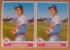 1979 TOPPS #145 LOS ANGELES DODGERS RICK RHODEN [2] NM/MT 06458