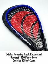 Ektelon Powering Freak Racquetball Racquet 1000 Power Level Oversize 105 w/ Cove