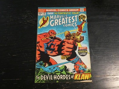 Marvels Greatest Comics 40 1973 Stan Lee Kirby Black Panther Klaw
